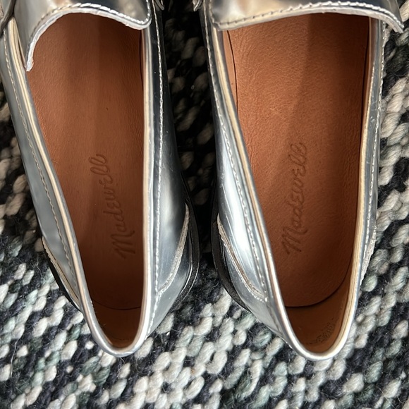 Madewell Vernon Silver Loafers - Picture 4 of 5